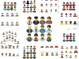Variety Kids 3D Family Figures City Worker Dolls Bricks Educational Toy ... - $2.00