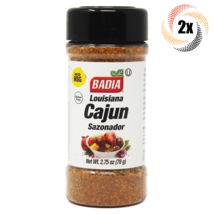 2x Shakers Badia Louisiana Cajun Seasoning | 2.75oz | Gluten Free! | Sazonador - £11.20 GBP