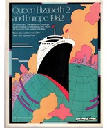 Queen Elizabeth 2 &amp; Europe 1982 Cruise Book - $5.00 CAD