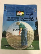 1982 Spaulding Top Flite Golf Balls Vintage Print Ad Advertisement pa15 - $7.91