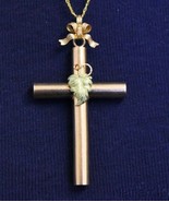 Late 19h Century French Solid 18K Gold Intricate Cross Pendant Jewel UNIQUE - £511.13 GBP