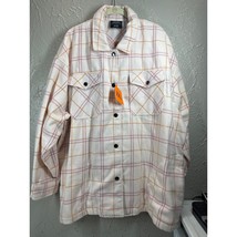 HFX Ladies Shirt Jacket Shacket Women’s Pink Flannel Plaid Snap Up Size ... - $371.56 MXN