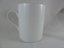 Pottery Barn Blitzen Reindeer Christmas Porcelain Silver Trim Coffee Mug 4&quot; - $14.84
