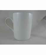 Pottery Barn Blitzen Reindeer Christmas Porcelain Silver Trim Coffee Mug 4&quot; - $20.15 CAD