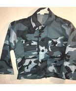 NEW YOUTH MILITARY HUNTING PAINTBALL AIRSOFT JACKET ICE CAMOUFLAGE BLUE SKY - $356.01 MXN