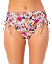 California Waves Juniors High Waist Hipster Bikini Bottoms,X-Small,Multi... - $19.34