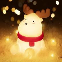 Reindeer Night Light for Kids, Cute Kids Night Light for Christmas Birthday Gift - £29.57 GBP