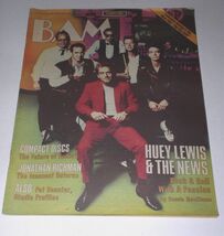 Huey Lewis BAM Magazine Vintage 1983 Jonathan Richman Pat Benatar Bitch ... - $29.99