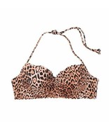 Victoria’s Secret Zuma Demi Swim Top 38C Leopard NEW Bikini Top  - £23.69 GBP
