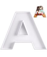 Yerliker 10&#39;&#39; White Acrylic Charcuterie Letter Box Reusable Fillable Tray - $9.77 CAD