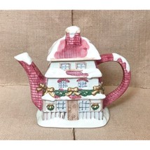Vintage Windsor Collection Decorative Ceramic Dickens Village Teapot Hol... - $17.82