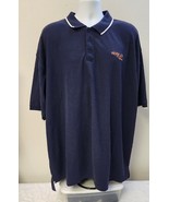 Men&#39;s Polo XXXL Shirt Piraña Joe St. Kitts West Indies Blue 100% Cotton - £8.95 GBP