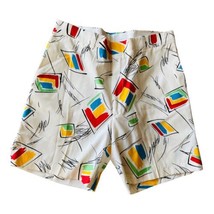 Vintage Dee Cee Shorts Mens Size 32 Colorful Wearable Art Cotton Casual 90s - £12.41 GBP