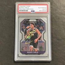 2020-21 Panini NBA Prizm #36 Buddy Hield Signed Card AUTO PSA Slabbed Kings - £60.73 GBP