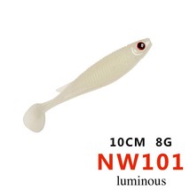 NOEBY Hot Sale 10cm Soft Lure  Bait Grub Worm Shad Pesca  Pike for Fishing Tackl - £54.54 GBP