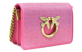 Pinko  Women Bag - Designer Pink Shoulder Bag Fashion Handbag Elegant Medium - $8,412.08 MXN