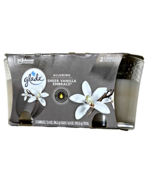 2 Pack Glade Candle Alluring Sheer Vanilla Embrace Essential Oil Infused - $22.99