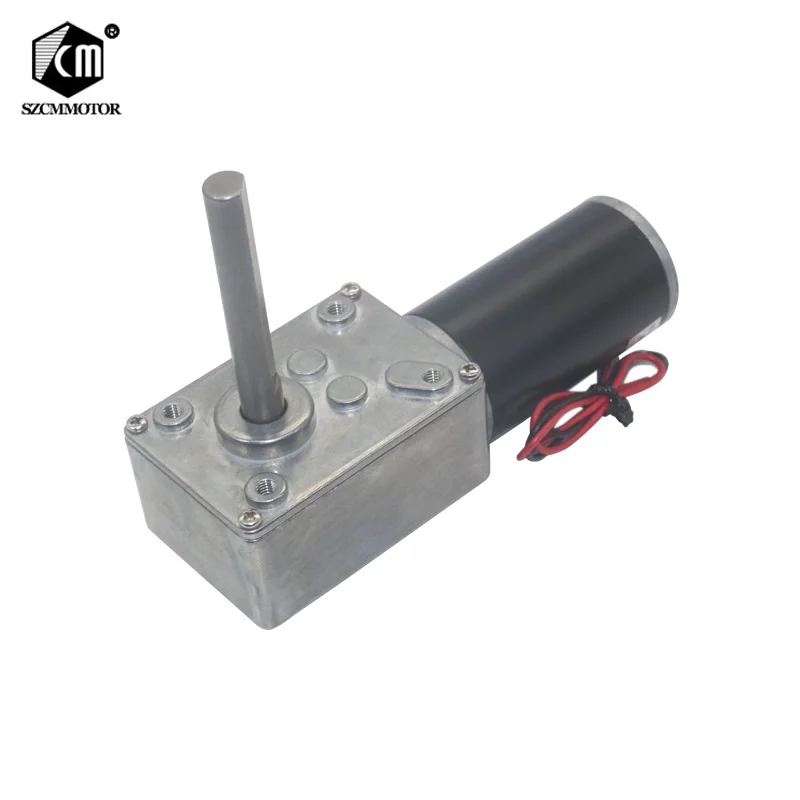 4v strong torque worm gearbox reduction reversed type d long shaft high power worm gear thumb200