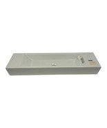 CATALANO Long Rectangular Ceramic Vessel Wall Mounted Bathroom Sink 39.5... - €338,48 EUR