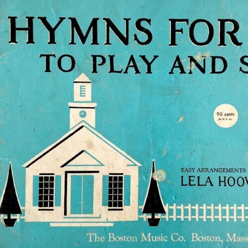 1951 Hymns For You To Play And Song Song Book Piano Vocals Antique DWP1 - £22.56 GBP