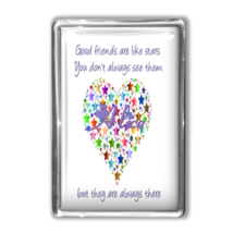 Friendship Magnet Personalised gift Good friends are like stars Friendsh... - $4.70