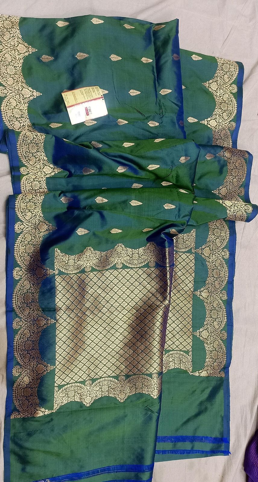 Primary image for Pure Silk Mark Certified Saree, Handwoven Pure Silk Katan Saree - Elegant Tradit