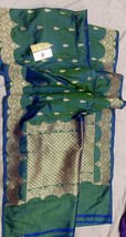 Pure Silk Mark Certified Saree, Handwoven Pure Silk Katan Saree - Elegant Tradit - £202.53 GBP