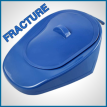 InnoEdge Medical &#39;Fracture&#39; Compact Bed Pan - Autoclavable, Portable, 300lb Blue - £26.36 GBP
