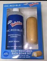 Twinkies Body Wash &amp; Bath Bomb Holiday Gift Set New 2024 Frosted Vanilla... - $16.55