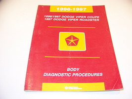 1996 1997 Dodge Viper Coupe 97 Roadster Body Diagnostic Procedures Manual - $22.48