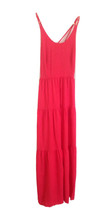 New Ann Taylor LOFT Tiered Bright Red Lined Sundress Strappy Back Maxi Dress 4 - £27.65 GBP
