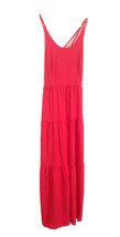 New Ann Taylor LOFT Tiered Bright Red Lined Sundress Strappy Back Maxi Dress 4 - £26.00 GBP