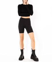 Cotton Citizen Womens Biker Shorts Milan Caviar Black S - £30.73 GBP