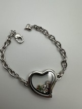 8 inch Dog Lover Open Heart Charm Bracelet - £11.86 GBP