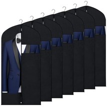 43&quot; Garment Bags, 7 Packs Garment Bags For Hanging Clothes, Env-Friendly Breatha - £34.92 GBP