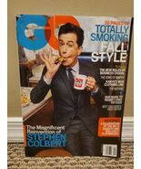 GQ Magazine numéro de septembre 2015 couverture Stephen Colbert sans éti... - $200.31 MXN