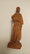 Vintage Signed Carved Wooden Korean Figurine  - $20.79
