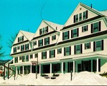 Bartlett Hotel In Winter Bartlett New Hampshire NH UNP Chrome Postcard D13 - $2.92