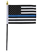 Thin Blue Line USA Flag - 4x6 Inch - $3.99