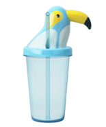 Sun Squad 16 oz Water Bottle Toucan Parrot Head Design - $8.13 CAD