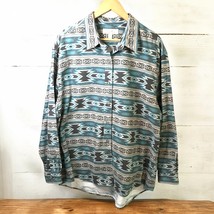 Cabelas Vintage Men&#39;s XXL Long Sleeve Button Down Shirt Aztec Southweste... - $15.00