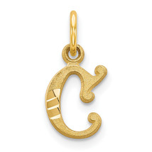 14k Letter C Initial Charm C565C - £71.29 GBP