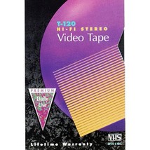 RCA T-120 Hi-Fi Stereo Premium VHS Video Cassette Tape - 6 hours Durable and Con - £19.57 GBP