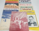 Sheet Music Lot Of 10+ Churches And Religious Graphics - £7.10 GBP