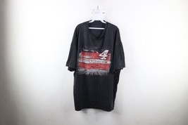 Vintage NASCAR Mens 3XL Distressed Spell Out Kevin Harvick Racing T-Shirt Black - $44.50