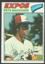  Montreal Expos Pete Mackanin 1977 Topps Baseball Card #156  ex/em - £0.37 GBP