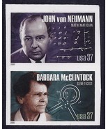 3906 &amp; 3908a - Rare Imperf Error Pair &quot;American Scientists&quot; Mint NH - $499.99