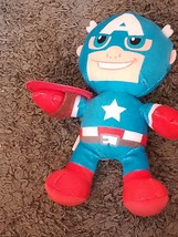 Marvel Avengers Captain America Soft Plush Beanie Cuddly Toy 9 inich - $22.50