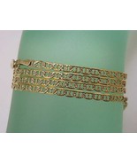 Estate Vintage 10k yellow gold mariner style chain necklace 19&quot; Italy - $14,966.96 MXN
