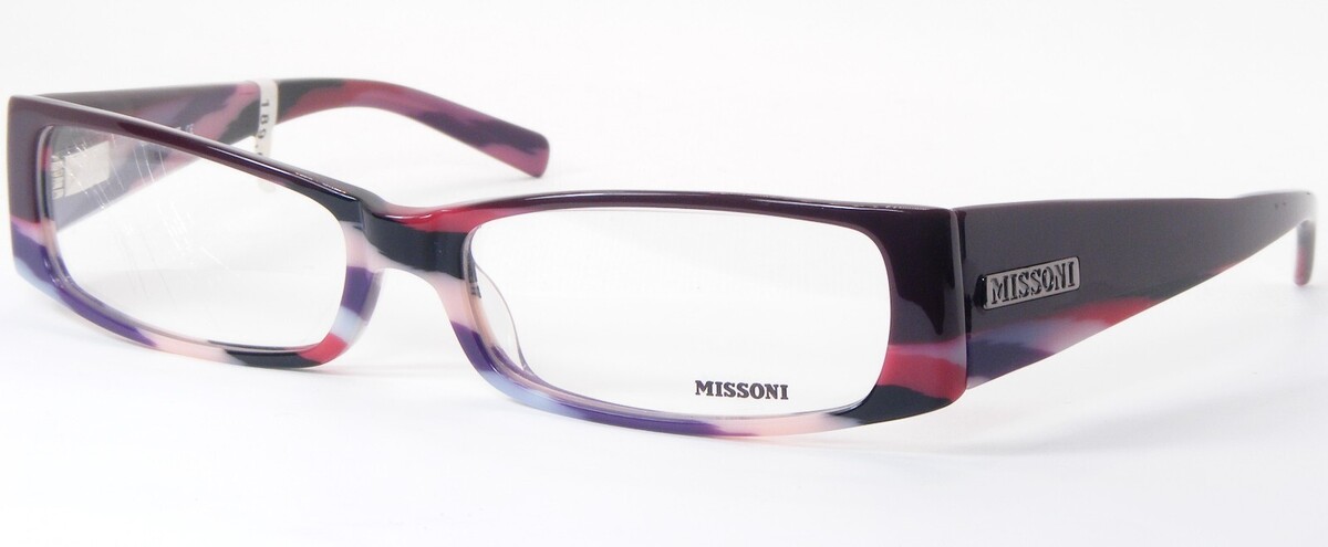 Missoni MI00802 Bunt Einzigartig Selten Brille 55-16-140mm (Notizzettel) - $113.84